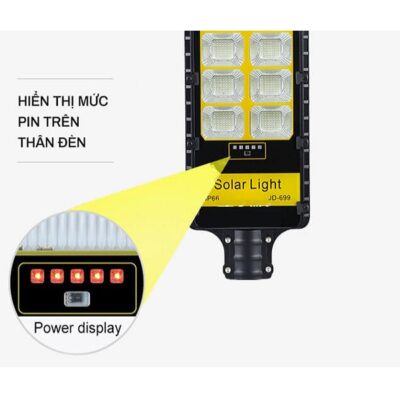 den bao pin den duong led 200w jd 699